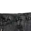 Dark Gray Cotton Skinny Denim Jeans - Image 5