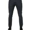 Dark Gray Cotton Skinny Denim Jeans - Image 2