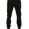 Black Ripped Logo Cotton Skinny Denim Jeans - Image 4
