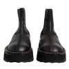Black Chelsea Boots Leather Slip On Shoes - Image 2