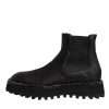Black Chelsea Boots Leather Slip On Shoes - Image 6