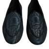 Blue Black Flats Men Loafers Dress Shoes - Image 2