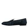 Blue Black Flats Men Loafers Dress Shoes - Image 5