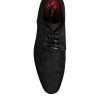Black Jacquard Lace Up Derby Dress Shoes - Image 8