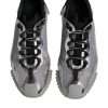Silver Black Nylon NS1 Low Top Sneakers Shoes - Image 3