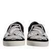 Black Embellished London Men Slip On Shoes - Image 2