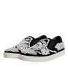 Black Embellished London Men Slip On Shoes - Image 4