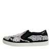 Black Embellished London Men Slip On Shoes - Image 6