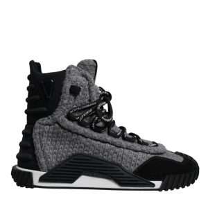 Gray Black NS1 High Top Boots Sneakers Shoes