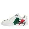 White Portofino Made In Italy Print Sneakers Shoes - Image 6