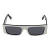 White Unisex Sunglasses - Image 2
