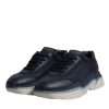 Navy Blue Daymaster Low Top Men Sneakers Shoes - Image 4