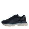 Navy Blue Daymaster Low Top Men Sneakers Shoes - Image 6