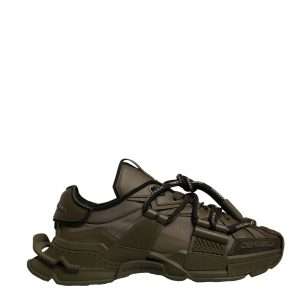 Military Green Space Low Top Sneakers Shoes