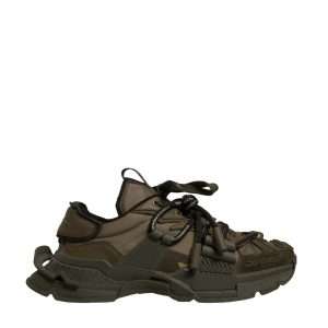 Military Green Space Low Top Sneakers Shoes