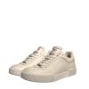 White Miami Leather Low Top Sneakers Shoes - Image 3