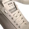 White Miami Leather Low Top Sneakers Shoes - Image 8