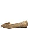 Gold Crystal Loafer Lace Ballet Flats Shoes - Image 5