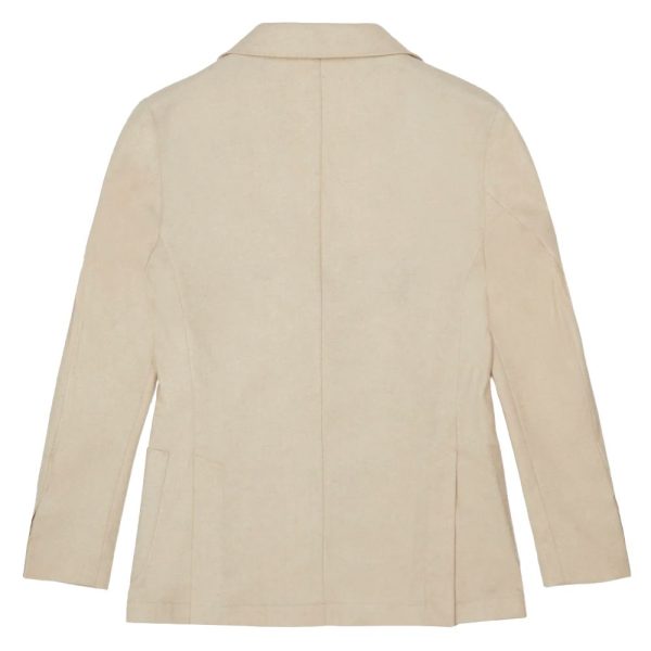 Beige Linen Blazer - Image 2