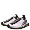 White Black Slip On Sorrento Sneakers Shoes - Image 3
