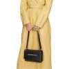 Black And White Artificial Leather Handbag - Image 2