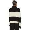 Black And White Cotton Sweater - Image 2