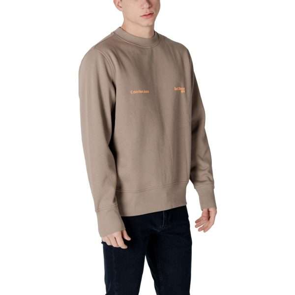 Beige Cotton Sweater - Image 3
