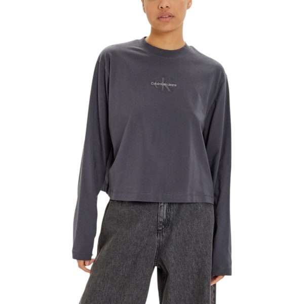 Gray Cotton Long Sleeve