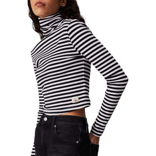 Black And White Cotton Tops & T-Shirt - Image 3