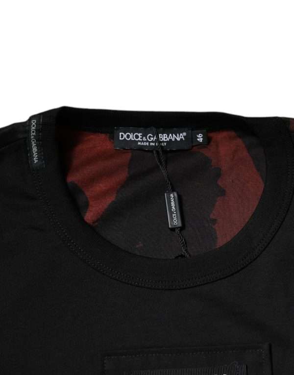 Multicolor Camouflage Crew Neck T-shirt - Image 5