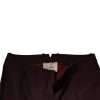 Maroon Mid Waist Tapered Skinny Dress Pants - Image 5