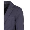 Blue Cotton Women Blazer - Image 3