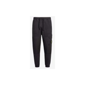 Black Cotton Men's Track Pants