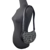 Mini Rocking Horse Crossbody Bag Purse Black - Image 3