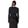 Black Rayon Tops & T-Shirt - Image 2