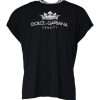 Dark Blue Logo Crown Cotton Crew Neck T-shirt - Image 2