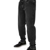 Black Cotton Stretch Skinny Men Denim Jeans - Image 3