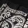 Black Bandana Cotton Jogger Pants - Image 6
