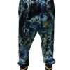 Multicolor Marble Print Jogger Men Sweatpants Pants - Image 4