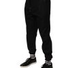 Black Cotton Men Jogger Sweatpants Pants - Image 3