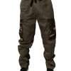 Multicolor Patchwork Camouflage Cargo Pants - Image 2