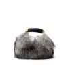 Gray Leather Handbag - Image 3