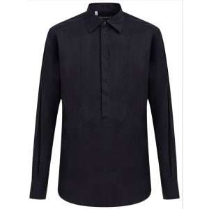 Navy Blue Cotton Shirt