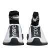 White Black Sorrento Socks Sneakers Shoes - Image 2
