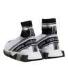 White Black Sorrento Socks Sneakers Shoes - Image 5