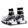 White Black Sorrento Socks Sneakers Shoes - Image 5