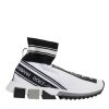 White Black Sorrento Socks Sneakers Shoes - Image 7