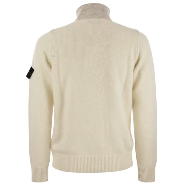 White Wool Sweater - Image 2