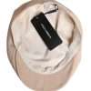 Beige Cotton Newsboy Capello Cabbie Hat - Image 7