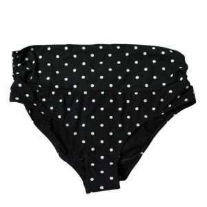 Black Polka Dot Swimsuit Bikini Bottom Swimwear